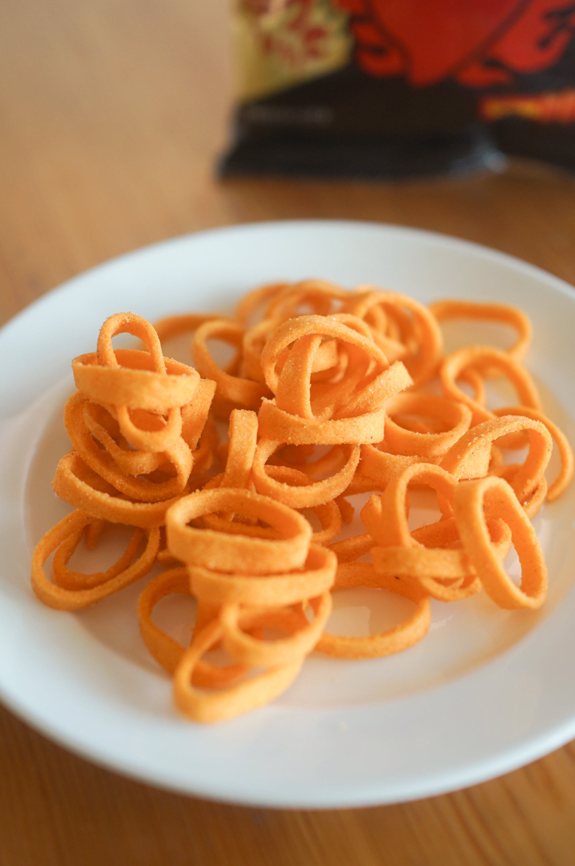 Tohato Bokun Habanero Spicy Hot Potato Rings Japanese Snack