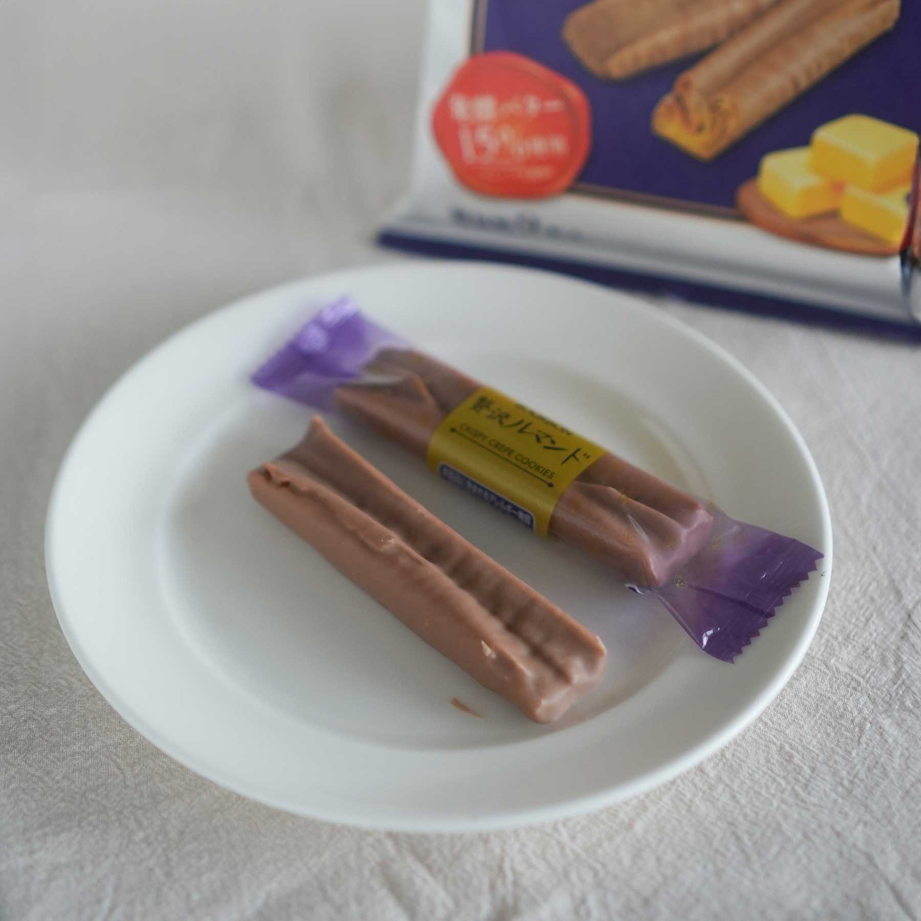 BOURBON Zeitaku Premium Lumonde Crispy Crepe Cookie – Cocoa – 折田