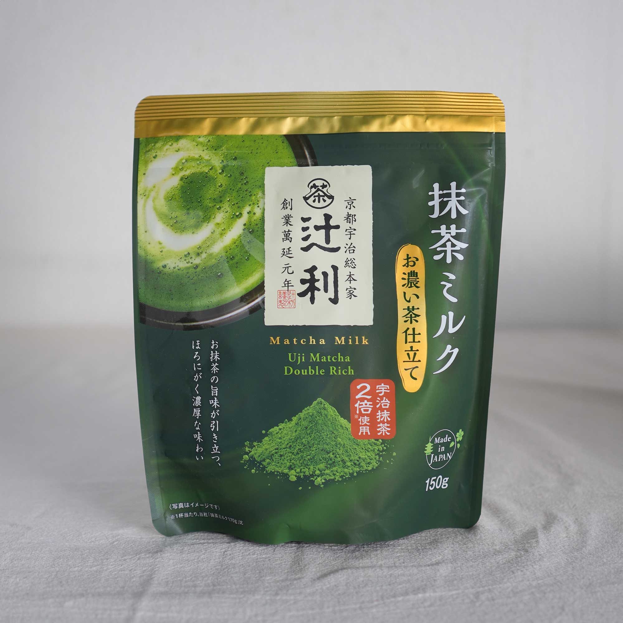 Tsujiri Matcha Milk Uji Matcha Double Rich Made in Japan