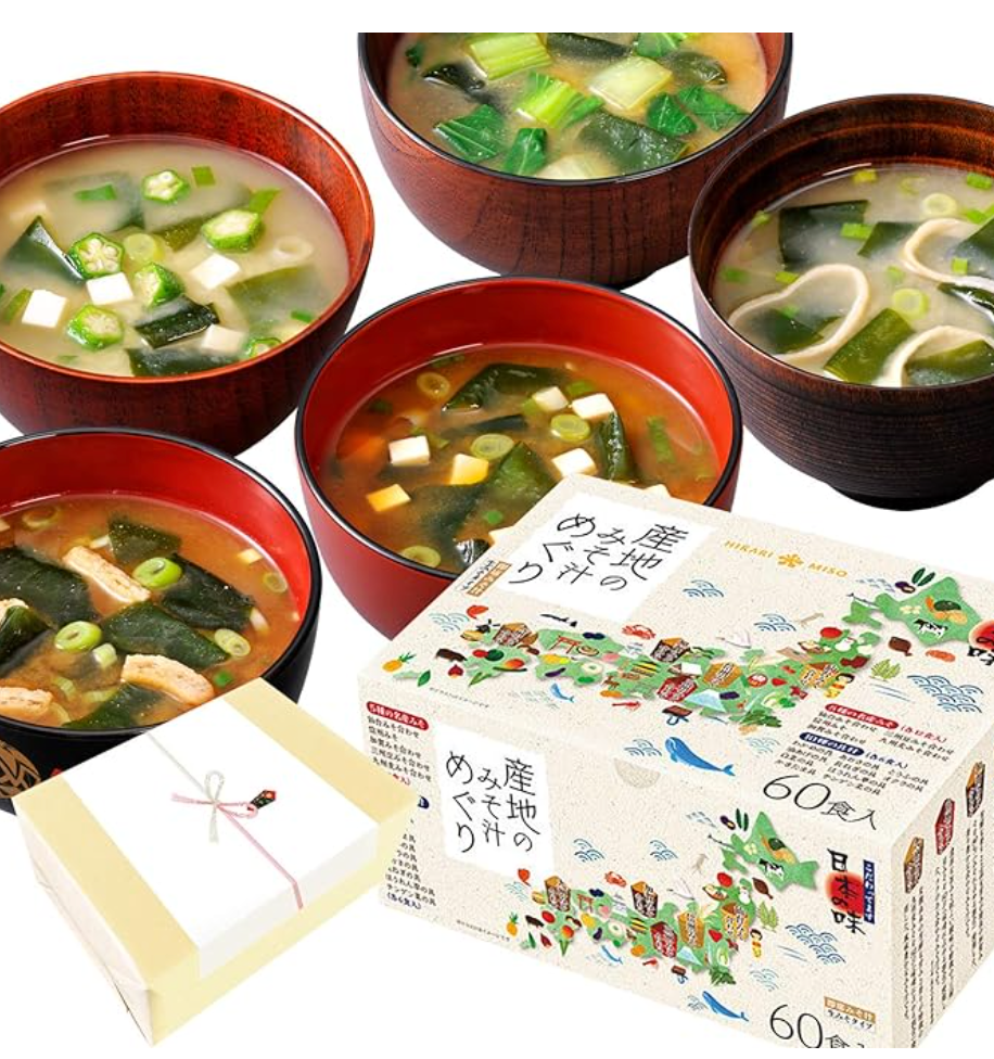 Hikari Miso Instant Miso Soup Assortment Box 60 Packets – 折田茶店