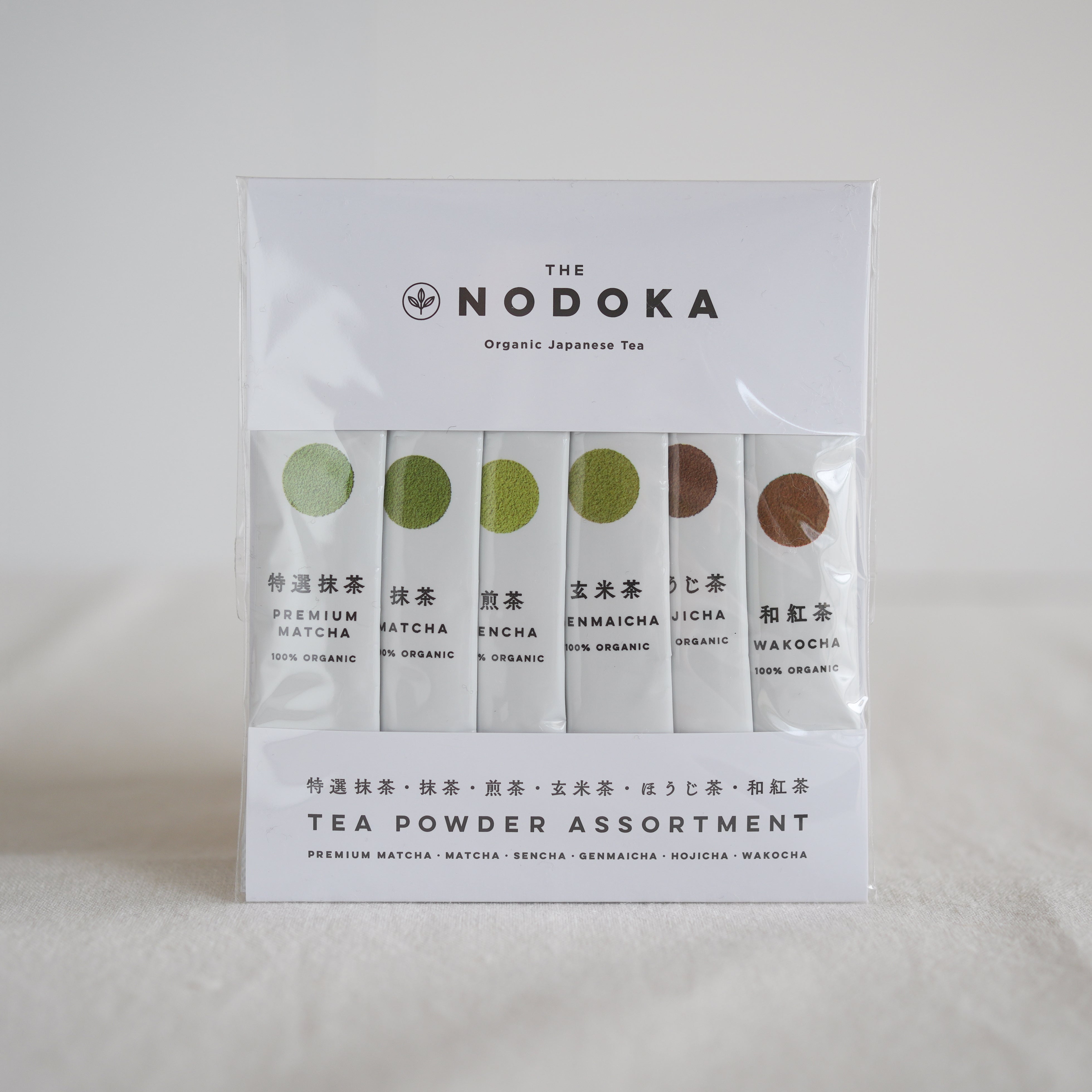 THE NODOKA TEA ASSORTMENT Matcha Sencha Genmaicha Hojicha