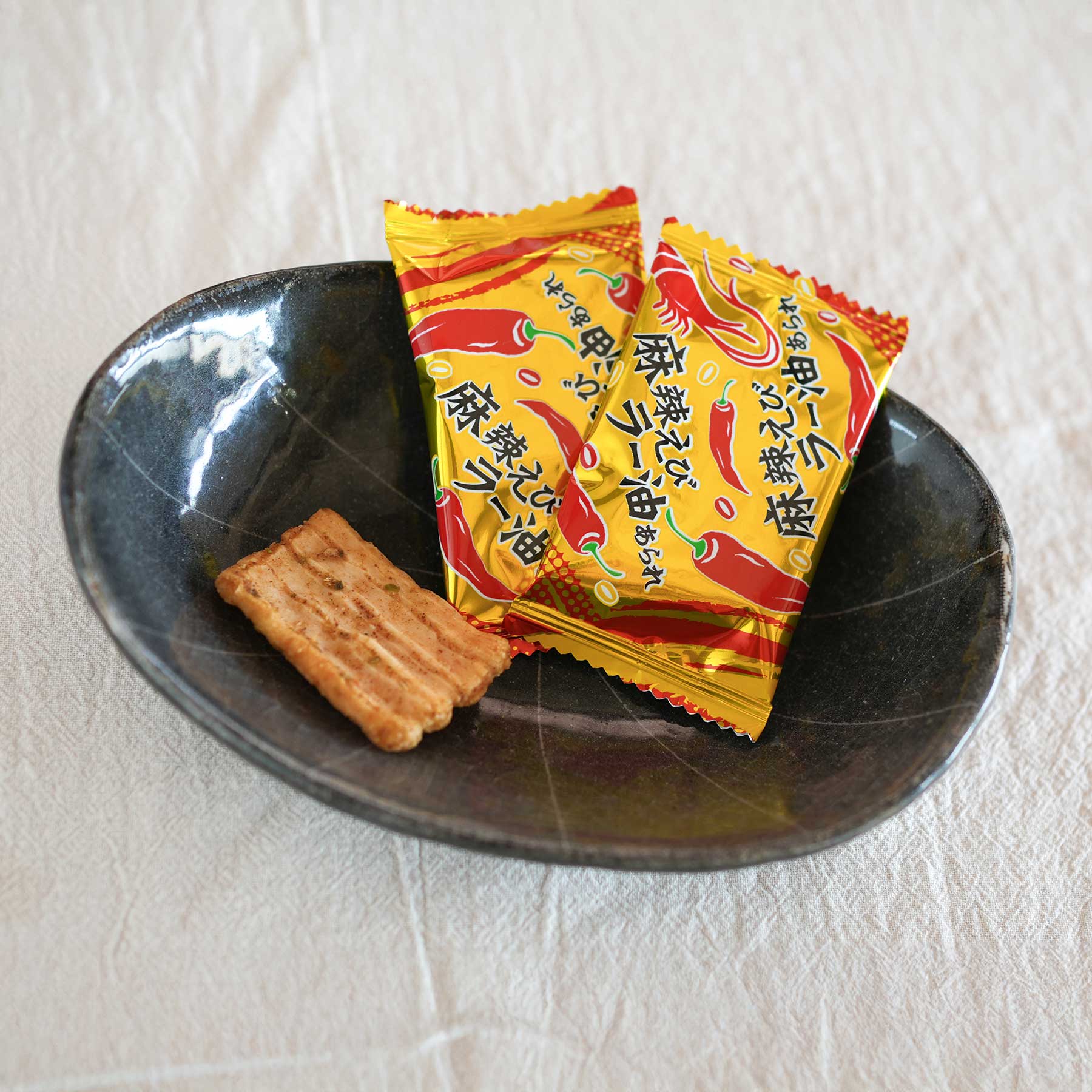 Morihaku seika Mala Shrimp Chili oil rice cracker