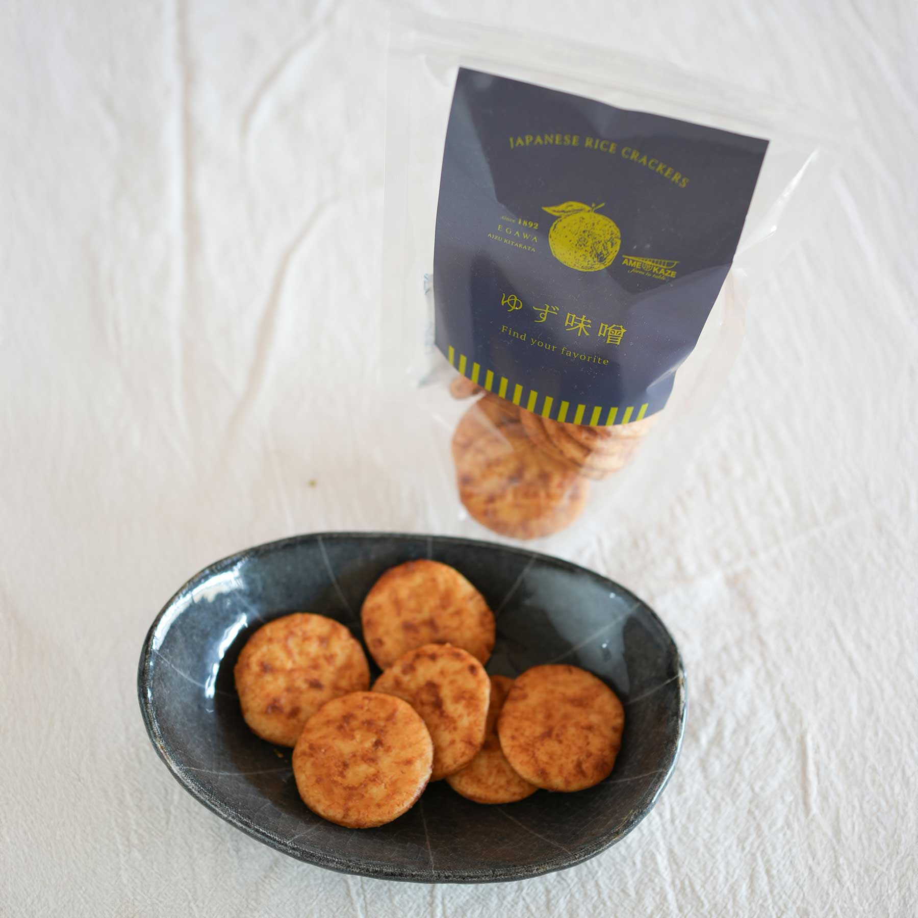 AMEKAZE Yuzu miso rice cracker