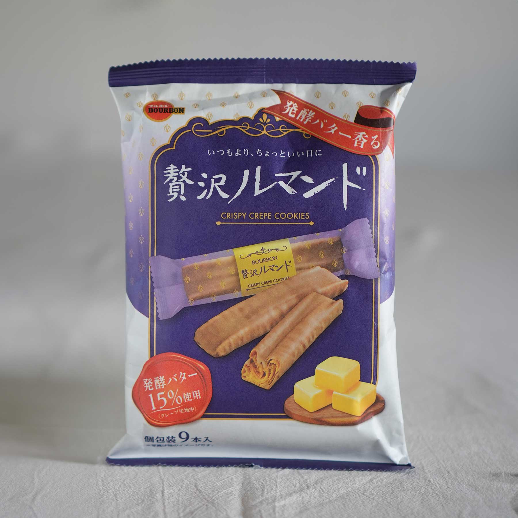 BOURBON Zeitaku Premium Lumonde Crispy Crepe Cookie – Cocoa – 折田