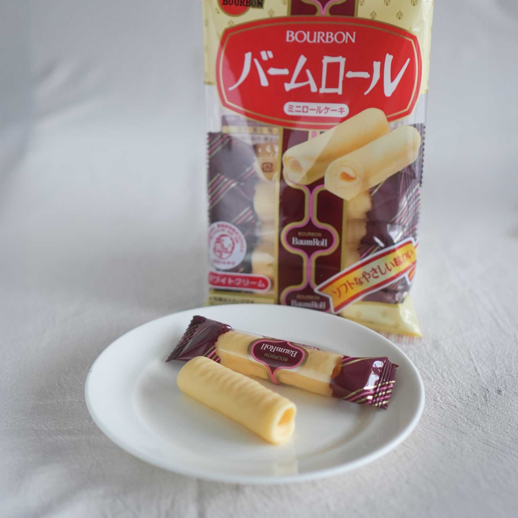 BOURBON Baumroll Japanese Wafer Roll