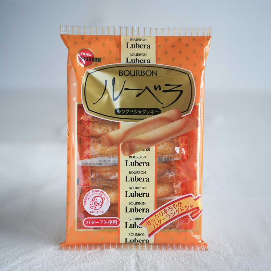 BOURBON Lubera Japanese Rolled Butter Langue de Chat Cookie