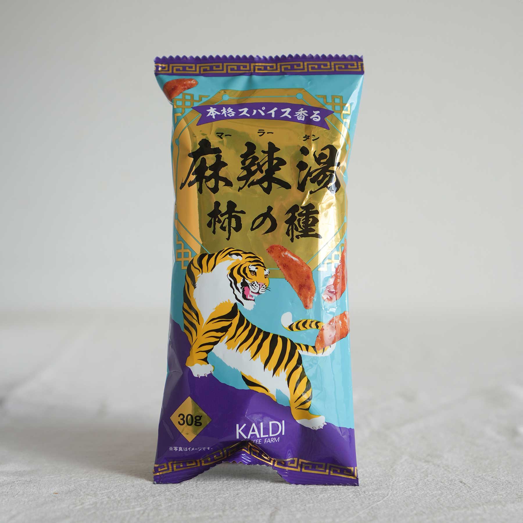 KALDI Mala Tang Kaki no Tane (Spicy Sichuan-Style Rice Crackers