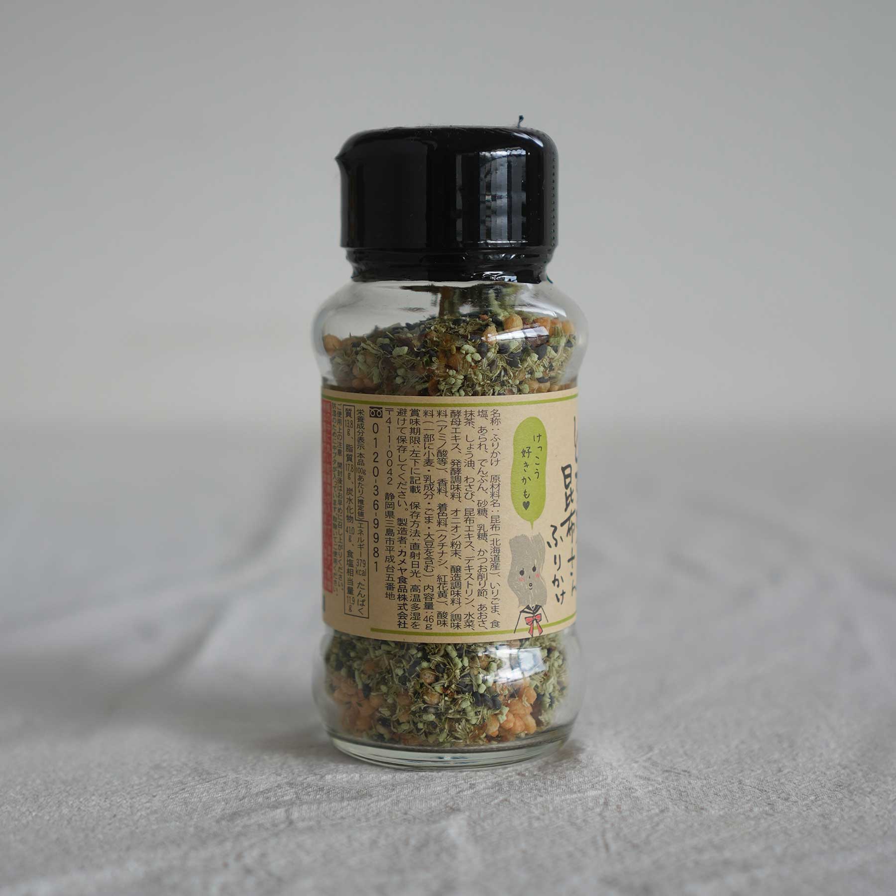 ヤギとカメ　AS KNOW AS olaca 柄メチャＭＩＸギャザＯＰ Kameya Wasabi & Tororo Kombu Furikake – Japanese Seaweed Rice